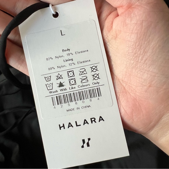 halara drawstring mini dress padded nwot - Picture 7 of 8